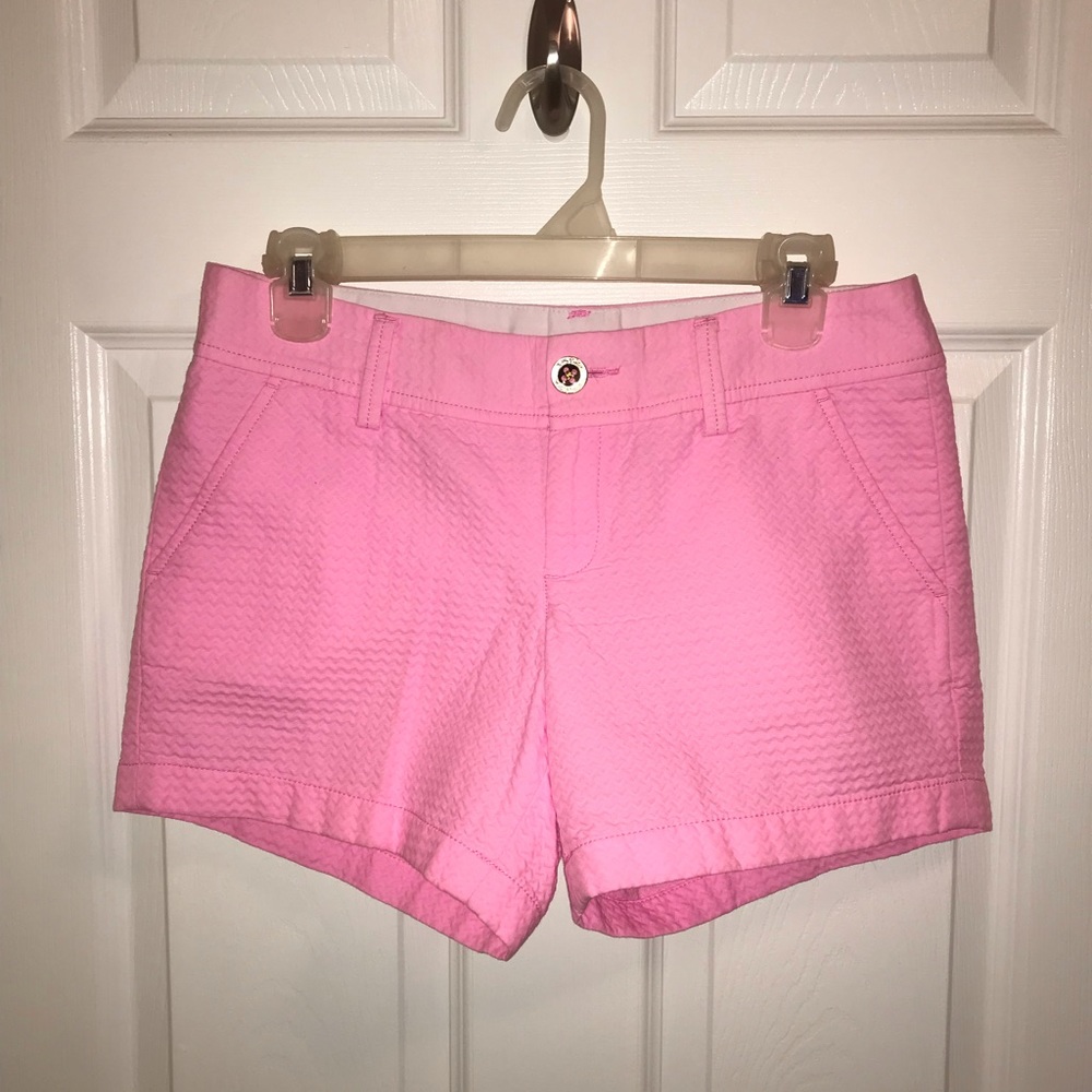 Lilly Pulitzer Pink Callahan Shorts VGUC SZ 4